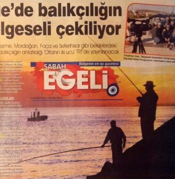 Ege'de Balıkçılığın Belgeseli Çekiliyor