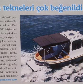 Kutlay'ın Tekneleri Çok Beğenildi